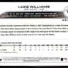 2022 Topps Holiday Miami Marlins #HW186 Luke Williams RC Rookie
