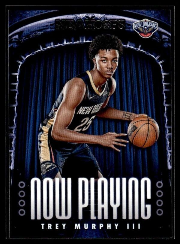 _10 2021 Hoops Now Playing New Orleans Pelicans #17 Trey Murphy III RC Rookie