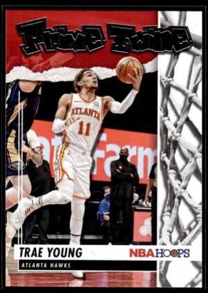 _10 2021 Hoops Prime Twine Atlanta Hawks #24 Trae Young