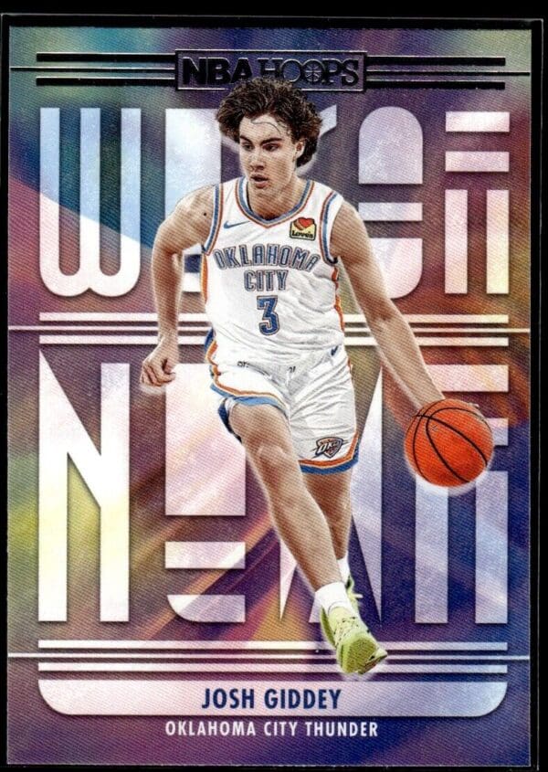 2021 Hoops We Got Next Oklahoma City Thunder #6 Josh Giddey RC Rookie