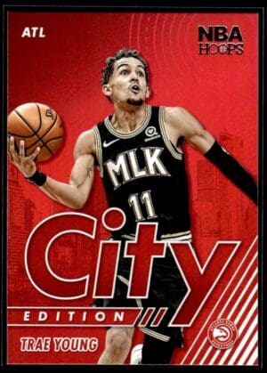 _10 2021 Hoops City Edition Atlanta Hawks #25 Trae Young