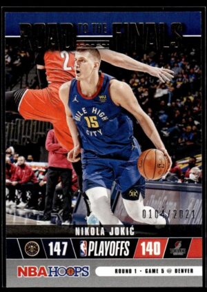 _10 2021 Hoops Road to the Finals Denver Nuggets #34 Nikola Jokic 104/2021