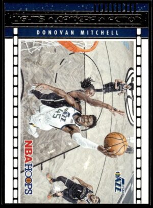 2021-22 Hoops Lights Camera Action Donovan Mitchell Utah Jazz #3