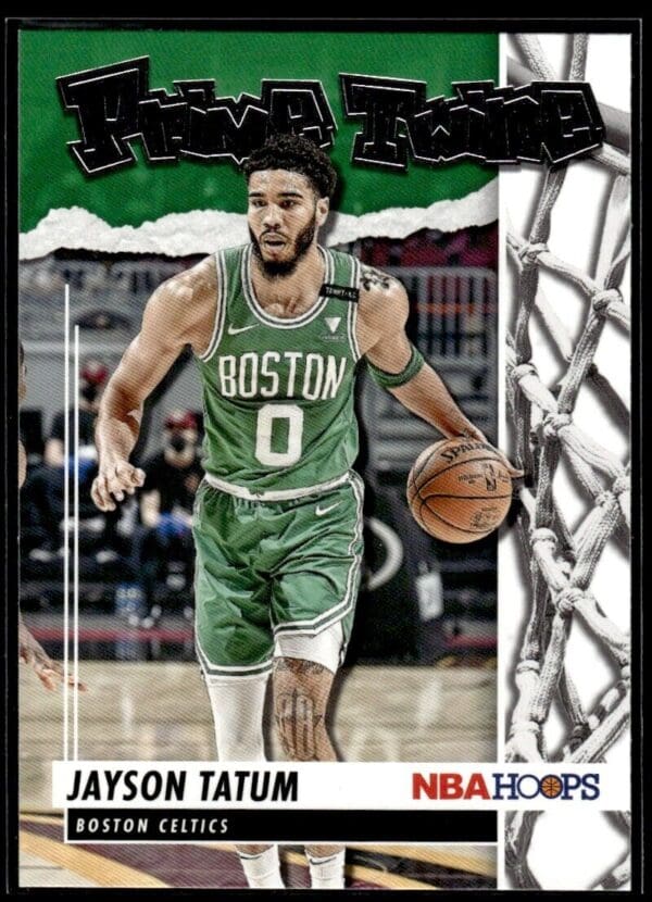_10 2021 Hoops Prime Twine Boston Celtics #4 Jayson Tatum