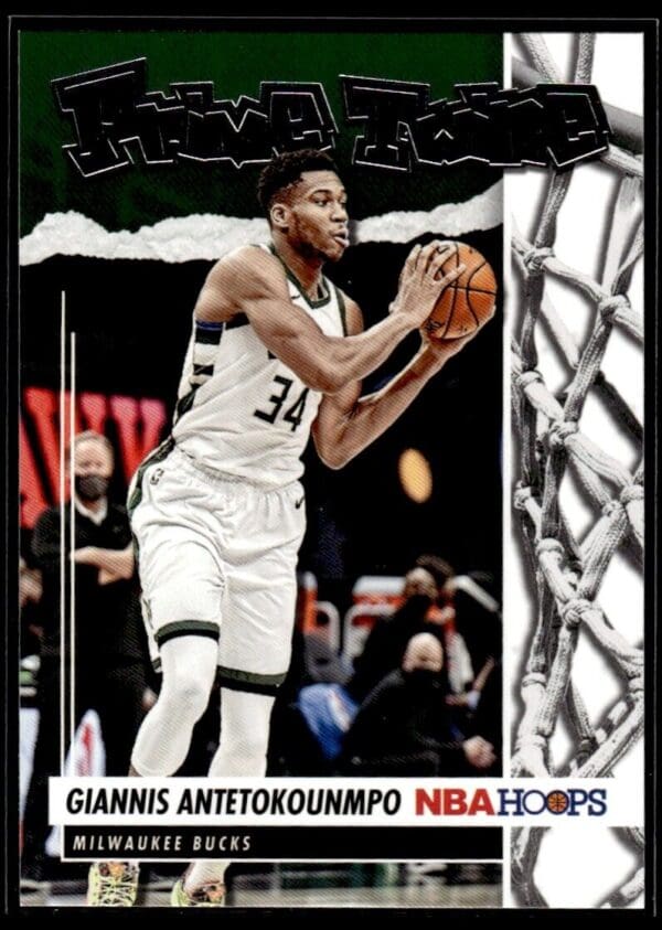 2021 Hoops Prime Twine Milwaukee Bucks #11 Giannis Antetokounmpo