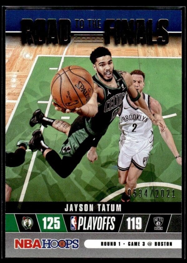 _10 2021 Hoops Road to the Finals Boston Celtics #21 Jayson Tatum 534/2021