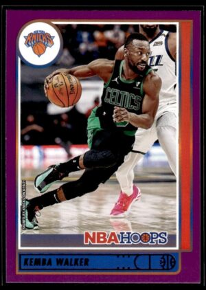 2021 Hoops New York Knicks #29 Kemba Walker Purple