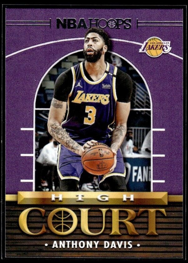 2021 Hoops High Court Los Angeles Lakers #5 Anthony Davis