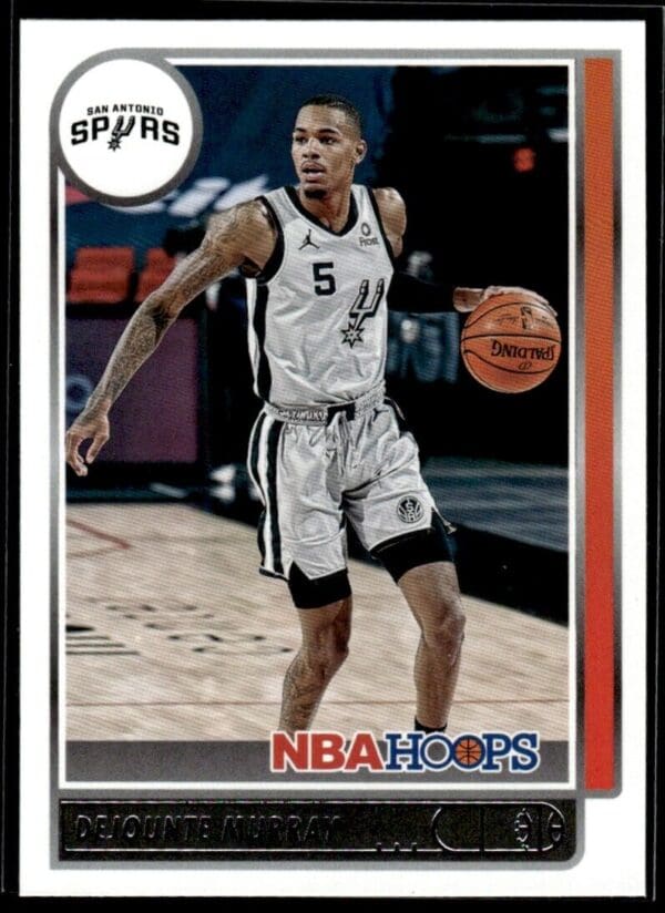 2021-22 Hoops Red Back Dejounte Murray San Antonio Spurs #14