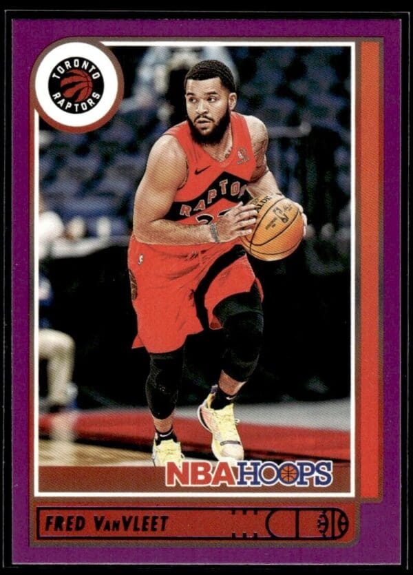 2021 Hoops Toronto Raptors #69 Fred VanVleet Purple