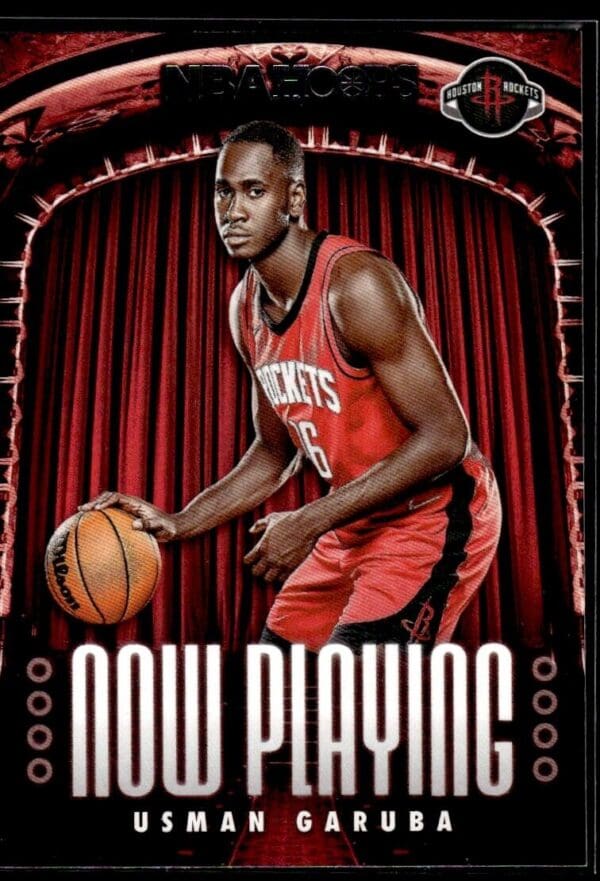 2021 Hoops Now Playing Houston Rockets #23 Usman Garuba RC Rookie