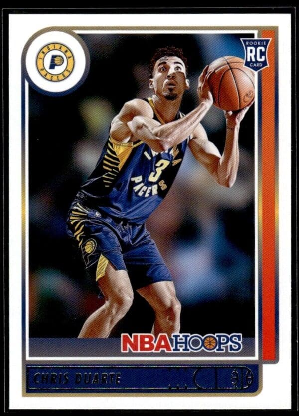 2021 Hoops Indiana Pacers #236 Chris Duarte RC Rookie Red Back