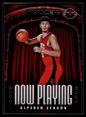 2021 Hoops Now Playing Houston Rockets #16 Alperen Sengun RC Rookie