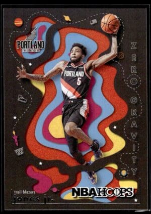 _10 2021 Hoops Zero Gravity Portland Trail Blazers #17 Derrick Jones Jr.