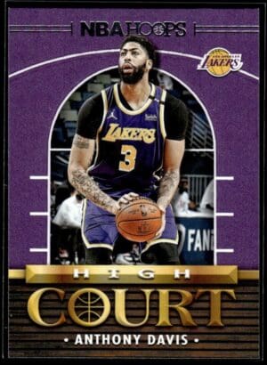 2021-22 Hoops High Court Anthony Davis Los Angeles Lakers #5