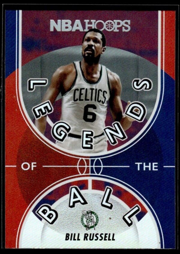_10 2021 Hoops Legends of the Ball Boston Celtics #2 Bill Russell