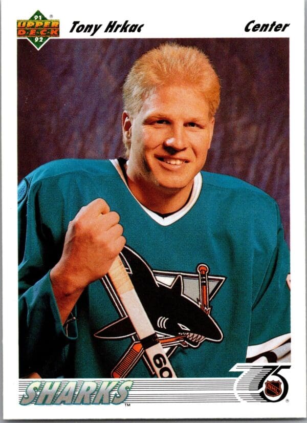 _10 1991 Upper Deck San Jose Sharks #56 Tony Hrkac