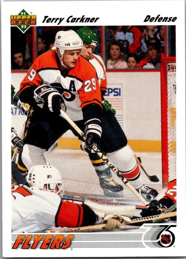 1991 Upper Deck Philadelphia Flyers #204 Terry Carkner