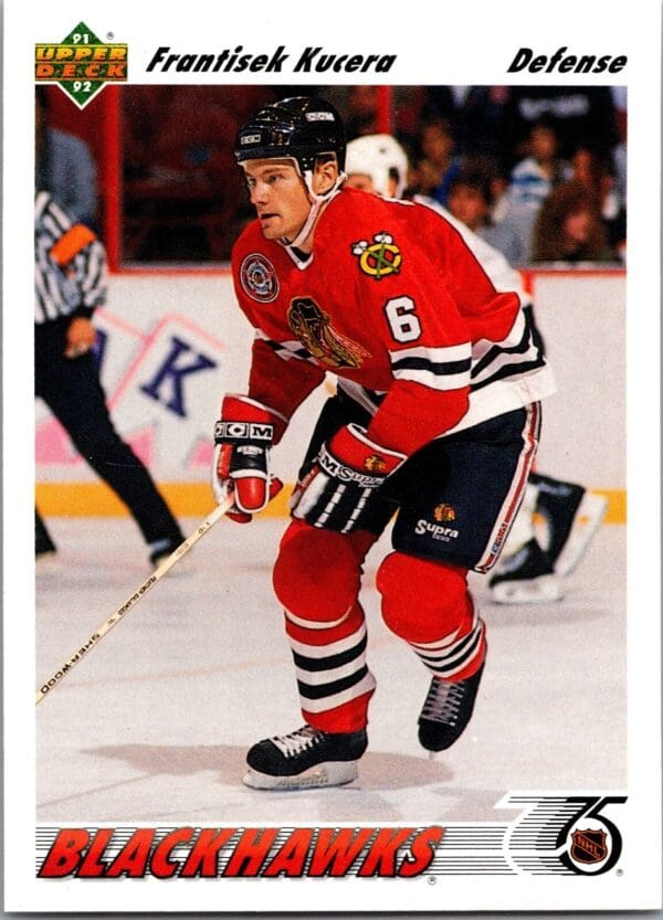 _10 1991 Upper Deck Chicago Blackhawks #468 Frantisek Kucera