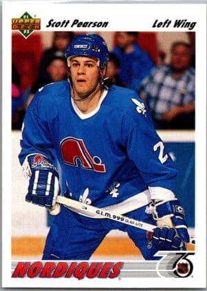 _10 1991 Upper Deck Quebec Nordiques #336 Scott Pearson