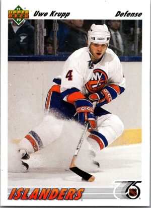 1991 Upper Deck New York Islanders #540 Uwe Krupp