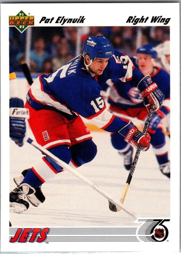 1991 Upper Deck Winnipeg Jets #109 Pat Elynuik