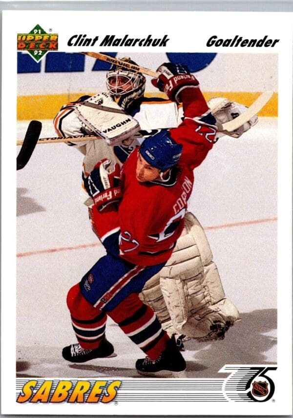 1991 Upper Deck Buffalo Sabres #368 Clint Malarchuk