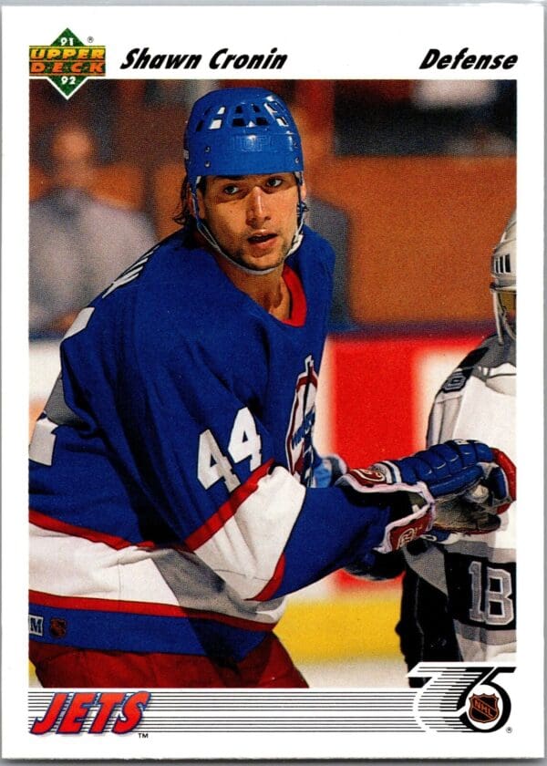 _10 1991 Upper Deck Winnipeg Jets #478 Shawn Cronin