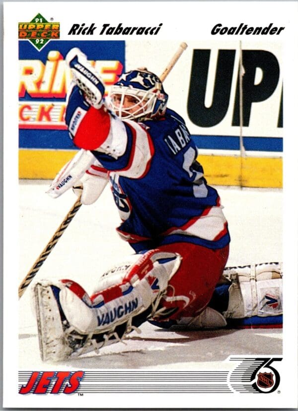 1991 Upper Deck Winnipeg Jets #339 Rick Tabaracci