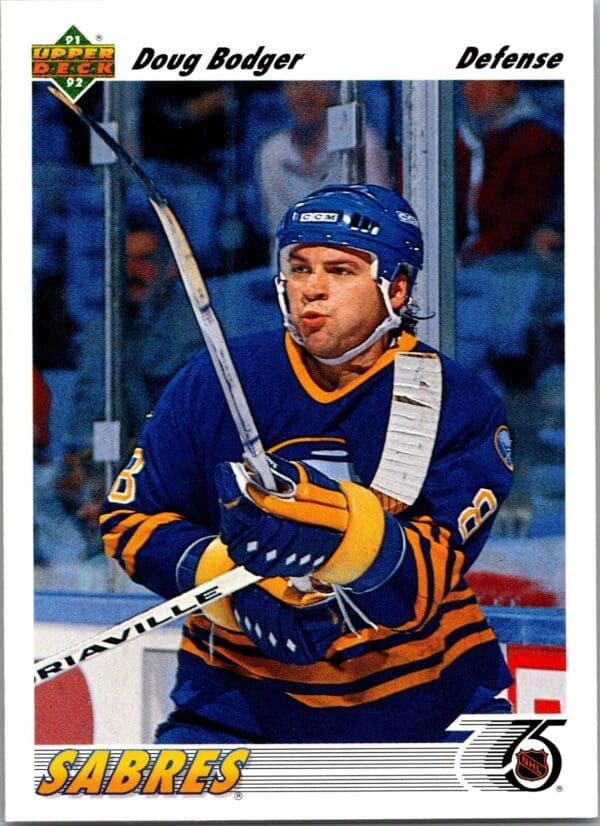 _10 1991 Upper Deck Buffalo Sabres #477 Doug Bodger
