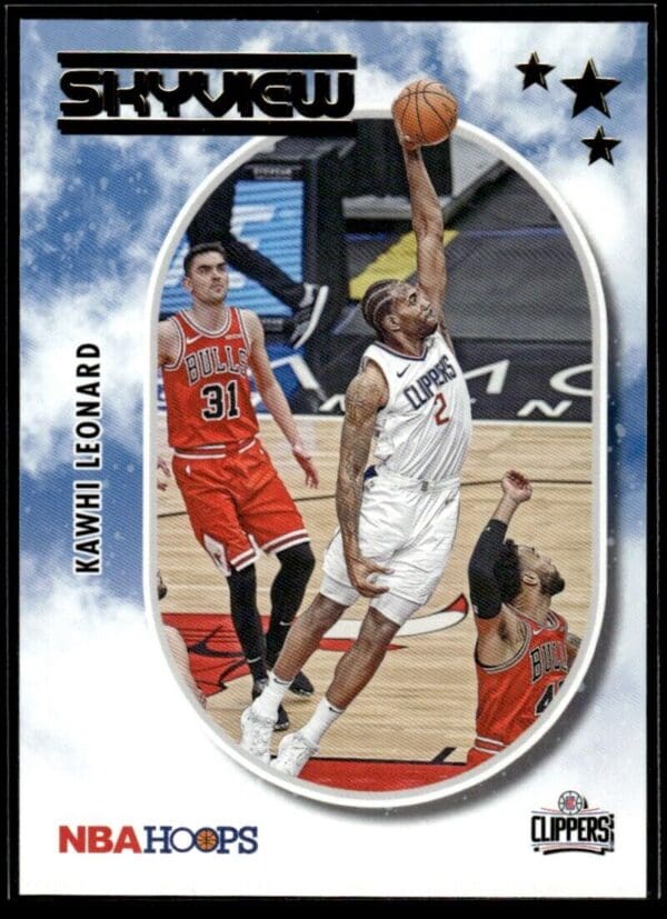 2021-22 Hoops Skyview Kawhi Leonard Los Angeles Clippers #12