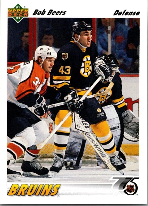 1991 Upper Deck Boston Bruins #490 Bob Beers