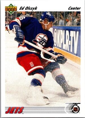 _10 1991 Upper Deck Winnipeg Jets #387 Ed Olczyk