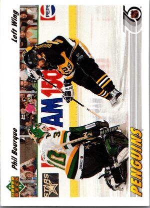_10 1991 Upper Deck Pittsburgh Penguins #398 Phil Bourque