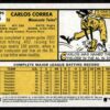 2022 Topps Carlos Correa Minnesota Twins #55
