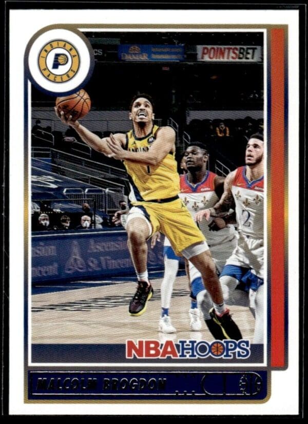 2021-22 Hoops Red Back Malcolm Brogdon Indiana Pacers #153