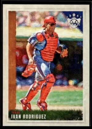 2022 Panini Diamond Kings Texas Rangers #70 Ivan Rodriguez