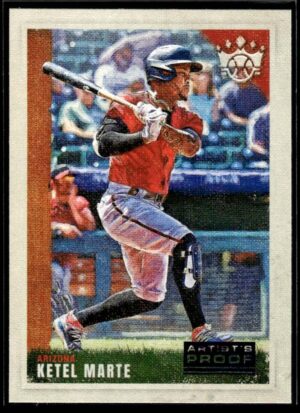 2022 Diamond Kings Artist Proof Blue Arizona Diamondbacks #119 Ketel Marte