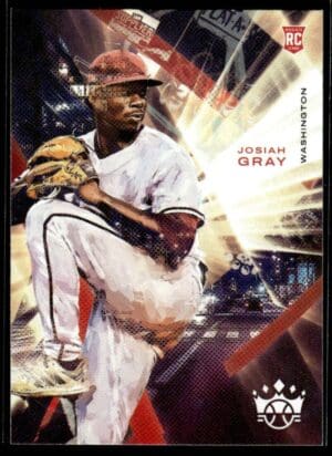 2022 Panini Diamond Kings Washington Nationals #96 Josiah Gray RC Rookie