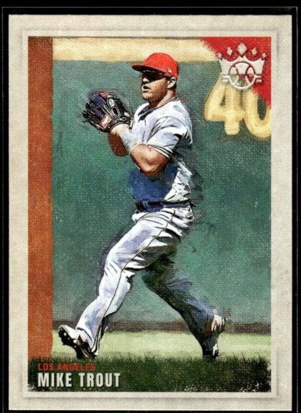 2022 Panini Diamond Kings Los Angeles Angels #40 Mike Trout