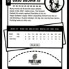 2021-22 Hoops Purple Greg Brown III Rookie Portland Trail Blazers #226