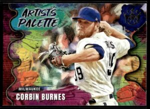 2022 Panini Diamond Kings Artist's Palette Milwaukee Brewers #AP-3 Corbin Burnes