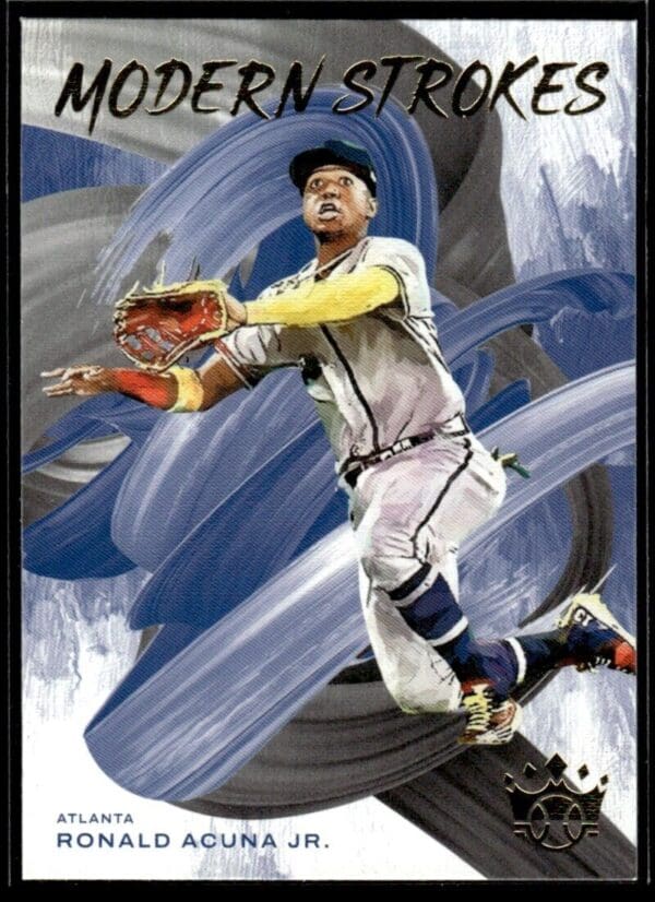 2022 Panini Diamond Kings Modern Strokes Atlanta Braves #MS-1 Ronald Acuna Jr.