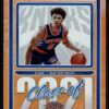 2021-22 Hoops Class of 2021 Quentin Grimes Rookie New York Knicks #13 Holograph