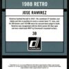 2022 Donruss Retro Cleveland Guardians #235 Jose Ramirez Orange Holo