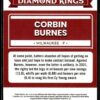 2022 Donruss Diamon Kings Milwaukee Brewers #21 Corbin Burnes