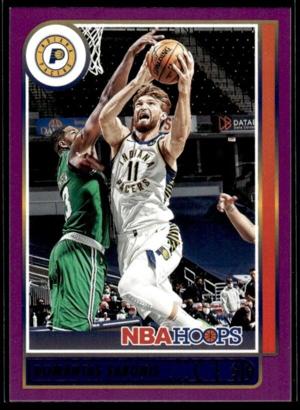 2021-22 Hoops Purple Domantas Sabonis Indiana Pacers #143