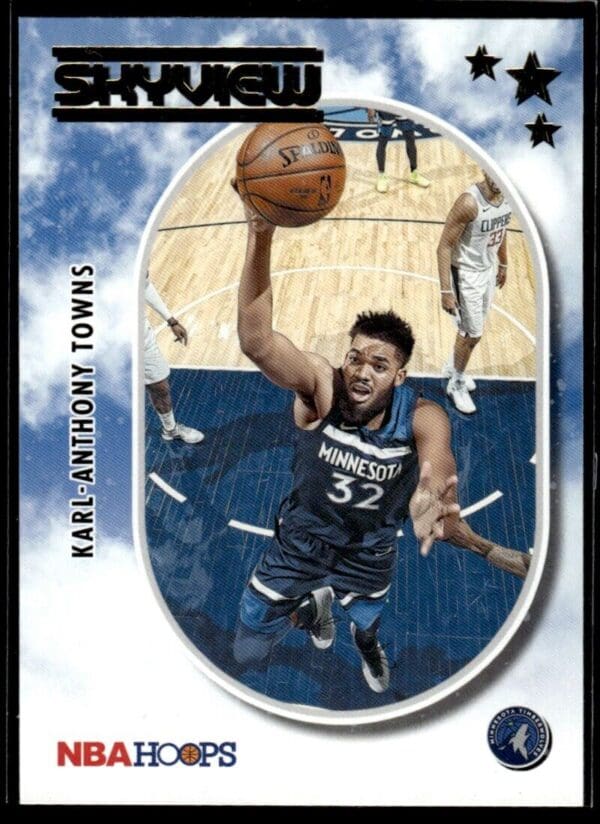 2021-22 Hoops Skyview Karl-Anthony Towns Minnesota Timberwolves #10