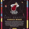 2021-22 Hoops Zero Gravity Harold Miner Miami Heat #15