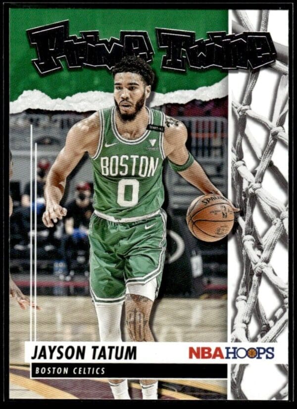 2021-22 Hoops Prime Twine Jayson Tatum Boston Celtics #4